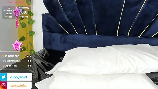 Snapshot of CurvyViolet chatting on 01/24/25, 06:04 CurvyViolet online show from 01/24/25, 06:04