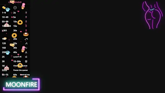 moonfiredancer online show from 01/21/25, 06:34