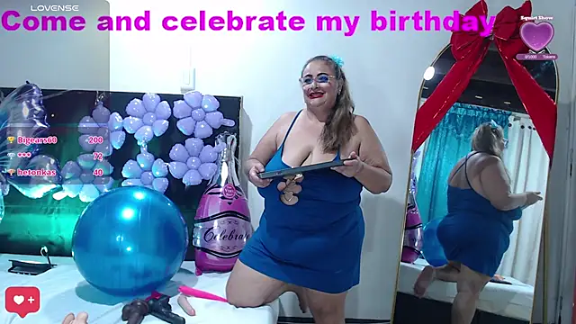 Snapshot of BBW_salome chatting on 02/09/25, 01:00 BBW salome online show from 02/09/25, 01:00