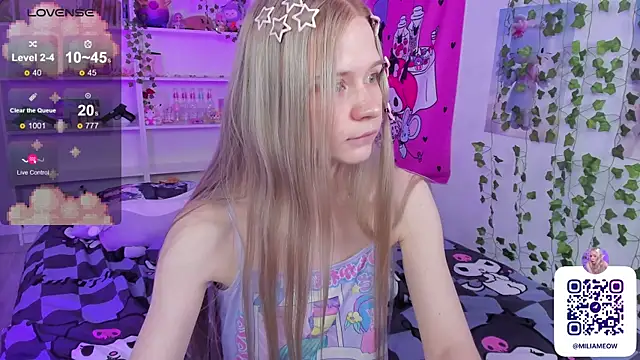 Snapshot of Milia_Parker chatting on 01/31/25, 10:52 Milia Parker online show from 01/31/25, 10:52