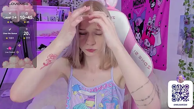 Snapshot of Milia_Parker chatting on 02/11/25, 12:28 Milia Parker online show from 02/11/25, 12:28