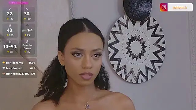 Nahomi King online show from 01/10/25, 10:25