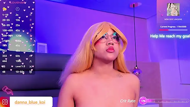 blue koi online show from 01/20/25, 09:53