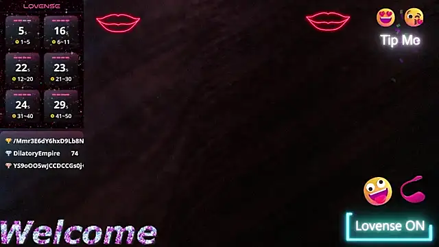 Snapshot of Lina10 chatting on 02/01/25, 01:34 Lina10 online show from 02/01/25, 01:34