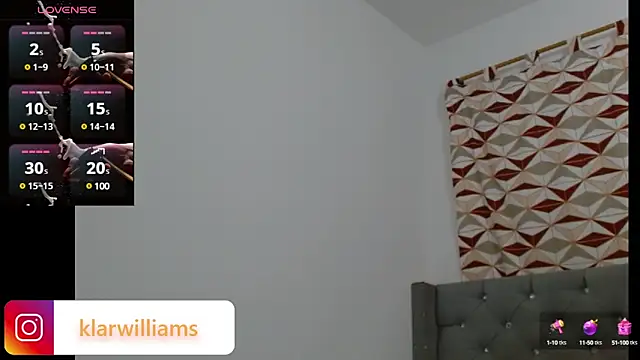 Snapshot of klarwillians chatting on 01/16/25, 04:07 klarwillians online show from 01/16/25, 04:07