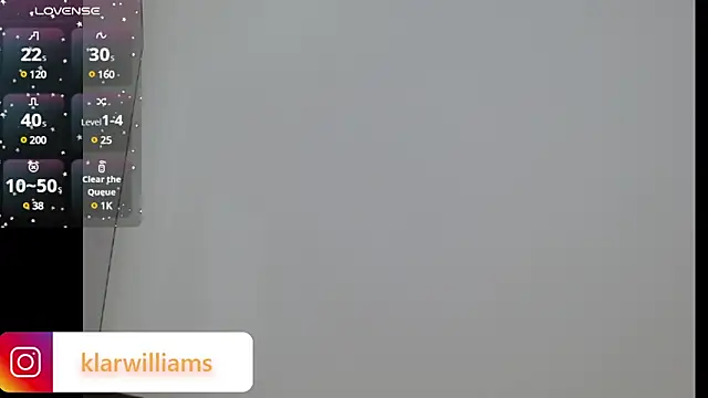 Snapshot of klarwillians chatting on 02/08/25, 05:08 klarwillians online show from 02/08/25, 05:08
