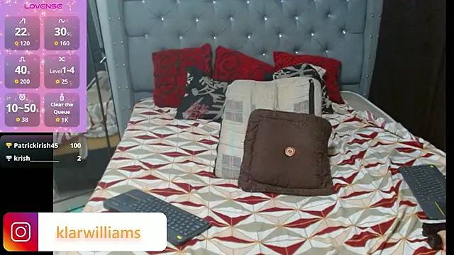 Snapshot of klarwillians chatting on 10/17/25, 06:27 klarwillians online show from 10/17/25, 06:27