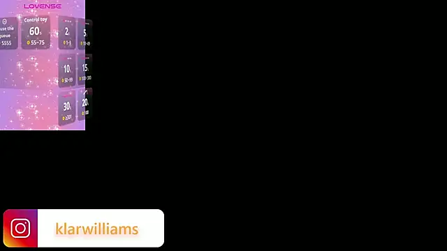 Snapshot of klarwillians chatting on 10/18/25, 07:03 klarwillians online show from 10/18/25, 07:03
