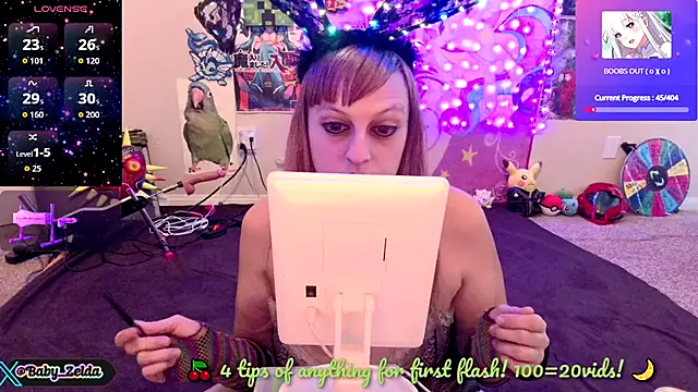 BabyZelda online show from 09/23/25, 10:02