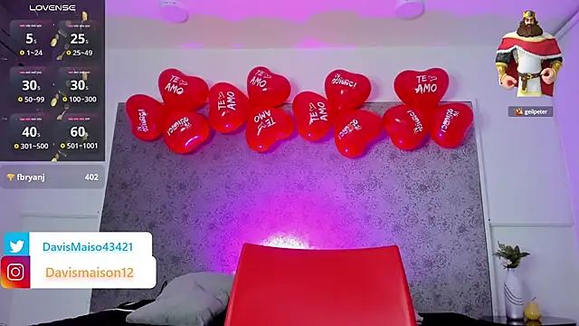 Snapshot of Maisondavis_ chatting on 02/16/25, 12:41 Maisondavis online show from 02/16/25, 12:41