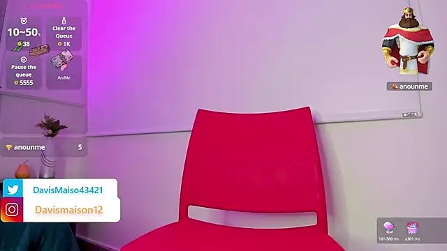 Snapshot of Maisondavis_ chatting on 03/12/25, 12:42 Maisondavis online show from 03/12/25, 12:42