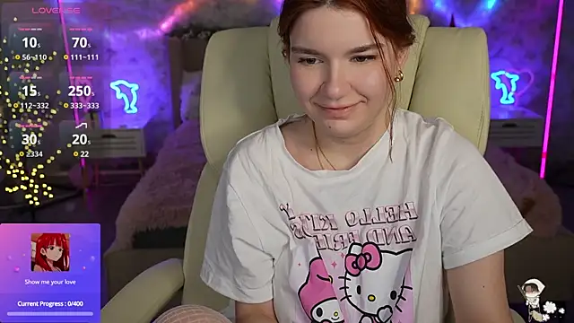 Snapshot of RedShinee chatting on 01/31/25, 05:19 RedShinee online show from 01/31/25, 05:19