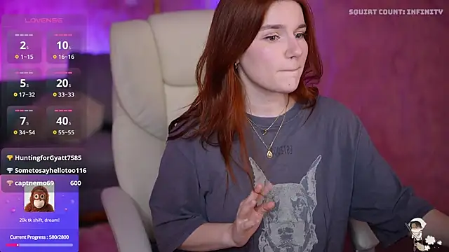 Snapshot of RedShinee chatting on 02/27/25, 05:02 RedShinee online show from 02/27/25, 05:02