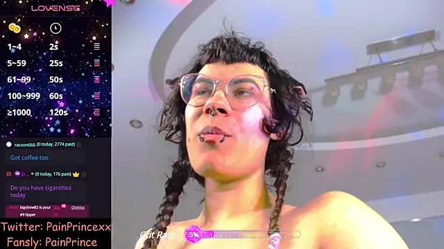 pain princee online show from 12/05/24, 03:17