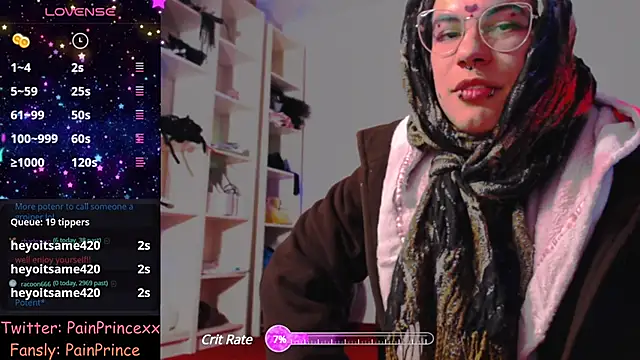 pain princee online show from 12/12/24, 12:16