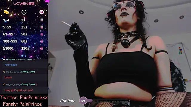 pain princee online show from 01/13/25, 09:09