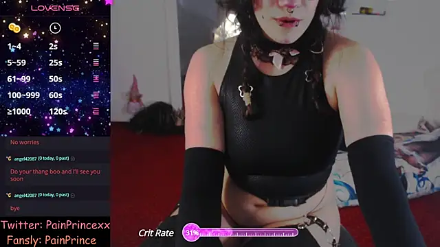 pain princee online show from 01/16/25, 05:44