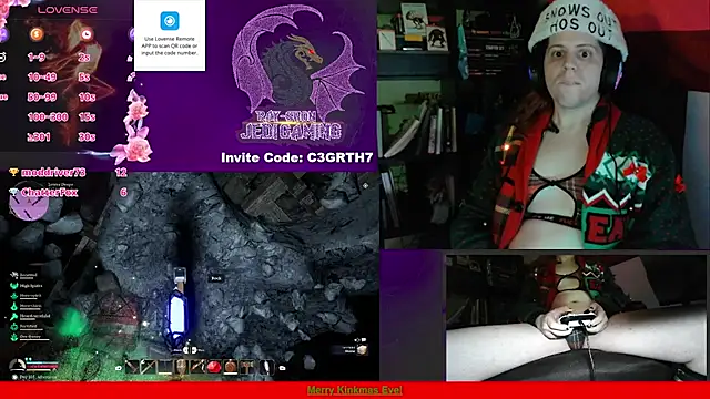 Snapshot of Rae-Suon chatting on 12/25/24, 12:15 Rae-Suon online show from 12/25/24, 12:15