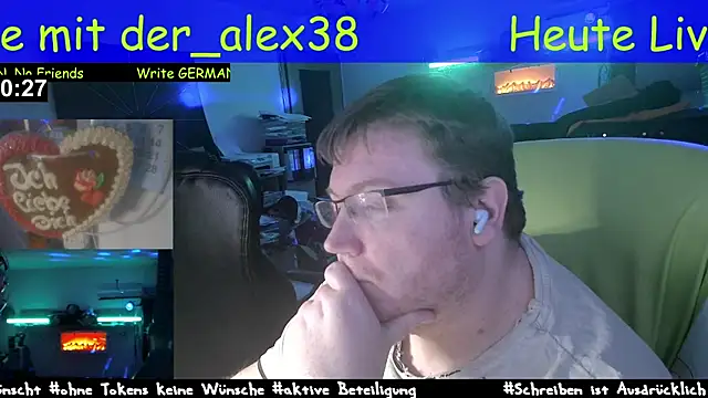 der alex38 online show from 03/14/25, 08:49