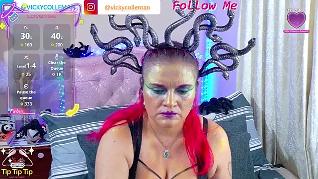 Snapshot of VickyColleman chatting on 11/01/25, 01:40 VickyColleman online show from 11/01/25, 01:40