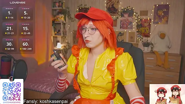 koshkasenpai online show from 11/21/25, 03:00