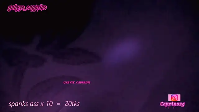 gabyye capprins online show from 01/19/26, 12:25