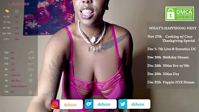 Snapshot of dchcco chatting on 11/18/25, 12:05 dchcco online show from 11/18/25, 12:05