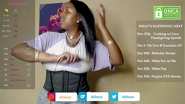 Snapshot of dchcco chatting on 11/20/25, 01:50 dchcco online show from 11/20/25, 01:50