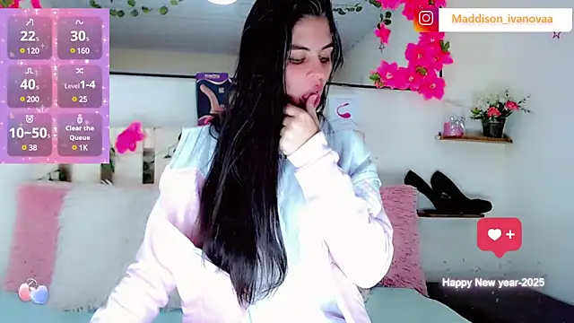 Snapshot of Madisson_Ivanova chatting on 01/05/25, 05:09 Madisson Ivanova online show from 01/05/25, 05:09