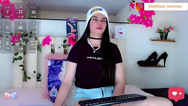 Snapshot of Madisson_Ivanova chatting on 01/10/25, 10:04 Madisson Ivanova online show from 01/10/25, 10:04