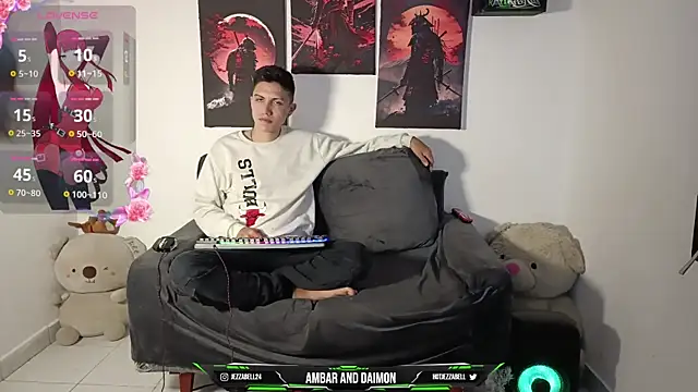 Ambar and daimon  online show from 03/19/25, 07:49