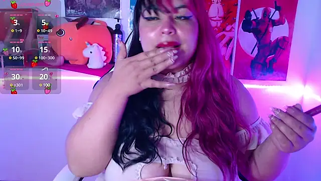 Snapshot of Pinky-Flower chatting on 03/14/25, 12:21 Pinky-Flower online show from 03/14/25, 12:21