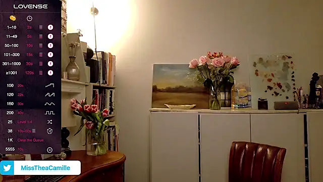 Snapshot of MissTheaCamille chatting on 03/23/25, 02:37 MissTheaCamille online show from 03/23/25, 02:37