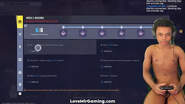 lovemirgaming online show from 11/12/25, 06:52