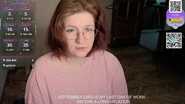 LesyaOxi online show from 09/15/25, 09:31