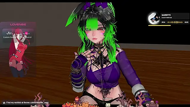 Bowsette Cami online show from 10/23/25, 03:22