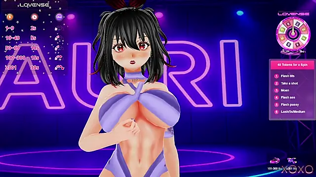 Auri Hikaru online show from 10/01/25, 04:35