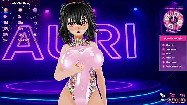 Auri Hikaru online show from 11/04/25, 01:10
