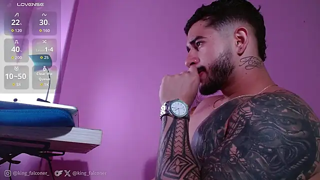 king falconer online show from 03/25/26, 03:45