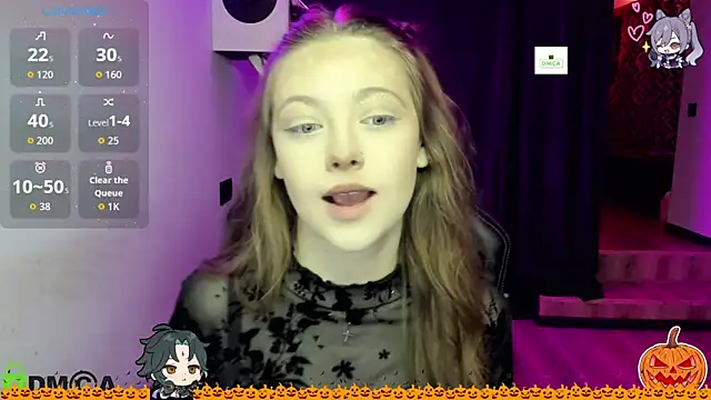 Snapshot of AmourLily chatting on 10/31/25, 07:53 AmourLily online show from 10/31/25, 07:53