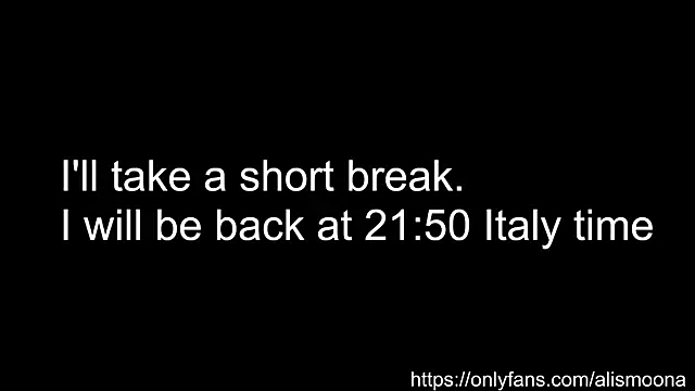 Alismoona online show from 03/16/26, 08:46