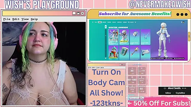 nevermakeawish online show from 02/25/26, 04:38