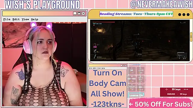 nevermakeawish online show from 03/07/26, 05:37