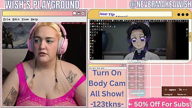 nevermakeawish online show from 04/01/26, 09:54