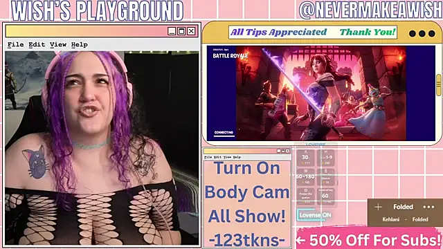 nevermakeawish online show from 04/12/26, 09:58