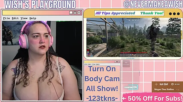 Snapshot of nevermakeawish chatting on 04/30/26, 11:38 nevermakeawish online show from 04/30/26, 11:38