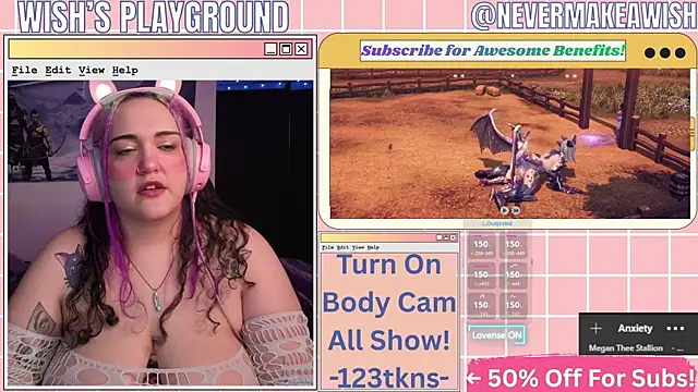 Snapshot of nevermakeawish chatting on 05/01/26, 10:53 nevermakeawish online show from 05/01/26, 10:53