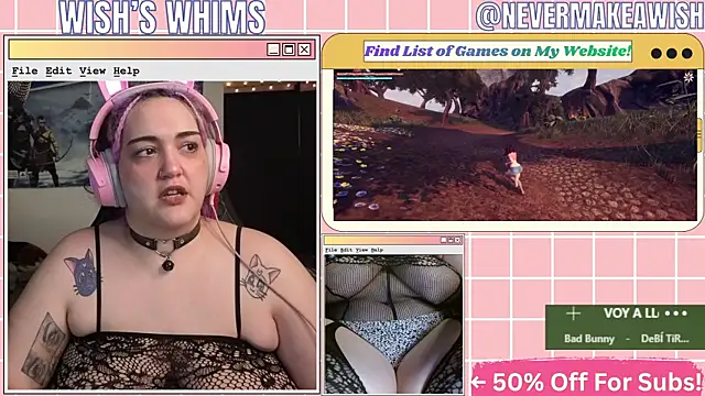 Snapshot of nevermakeawish chatting on 05/29/26, 10:02 nevermakeawish online show from 05/29/26, 10:02