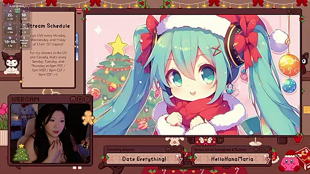 HanaMaria online show from 12/22/25, 02:19