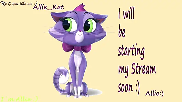 Snapshot of Allie_Kat chatting on 06/28/26, 01:17 Allie Kat online show from 06/28/26, 01:17